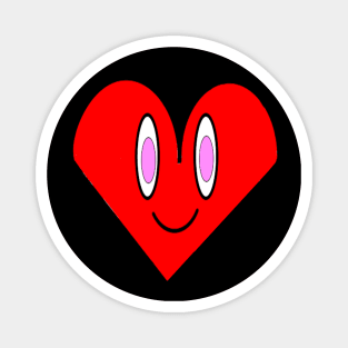 Smile face hearth Magnet